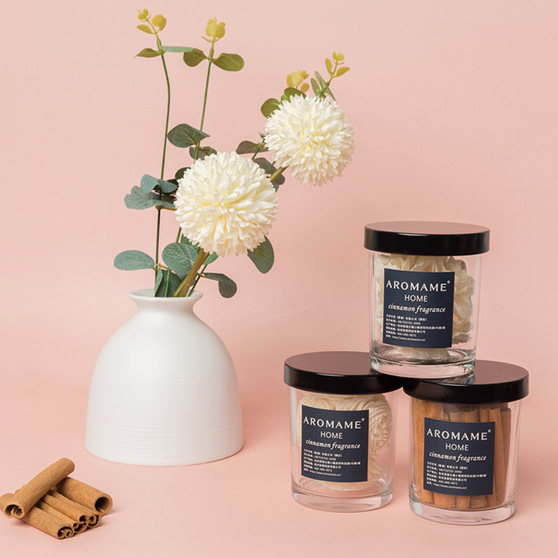 Aroma Difusores Odor Eliminator Tin Jar Crystal Stone Siccus Flos Cinnamon Diffusers Air Freshener