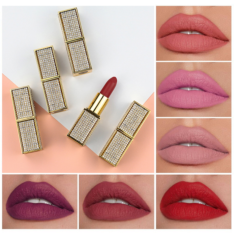 Oem Low Moq 13 Colores madefacientes diuturna Customized Logo Label Vegan nuda Matte Lip Stick Lipstick